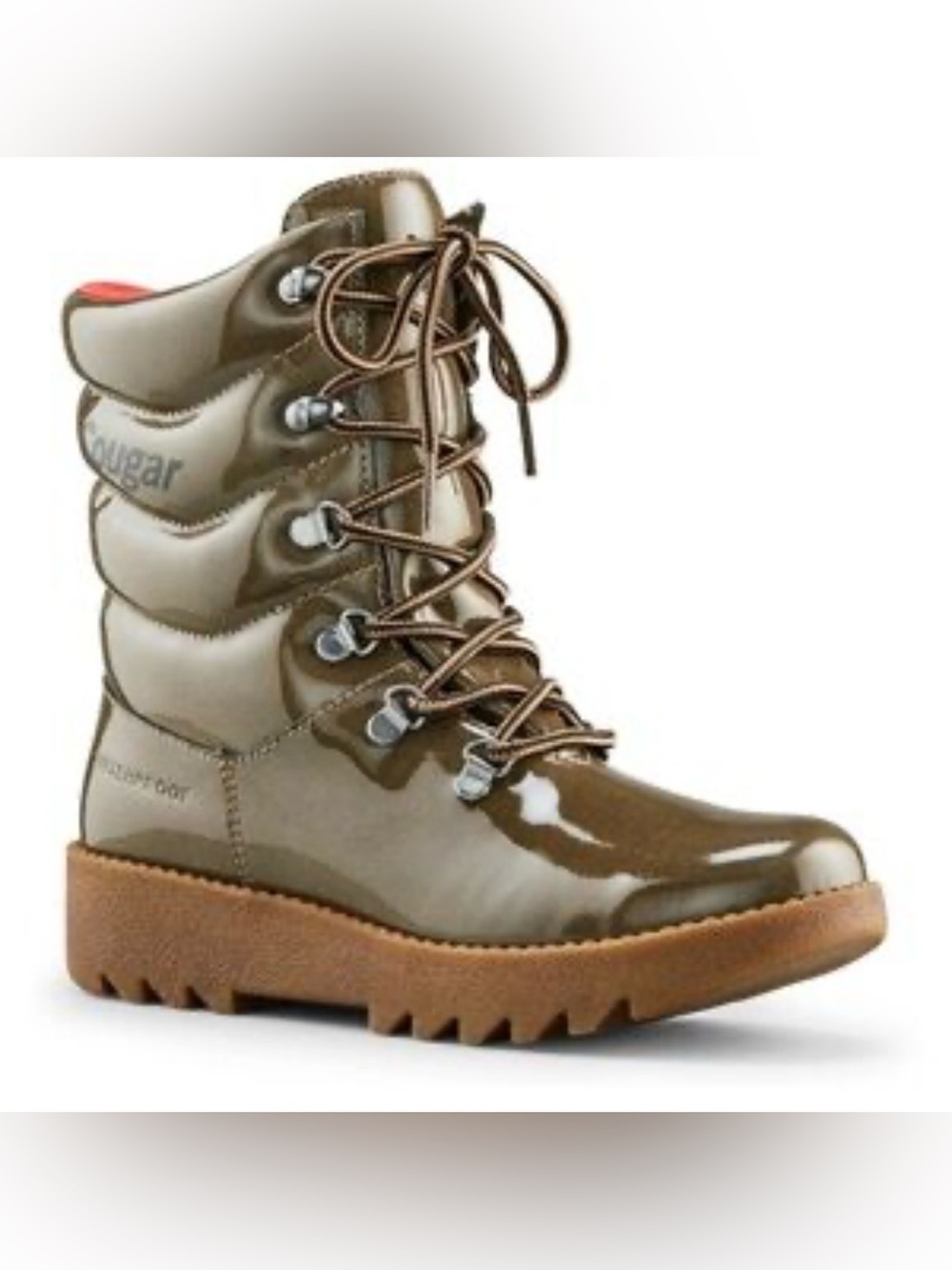 Cougar pillow winter boot olive green size 7